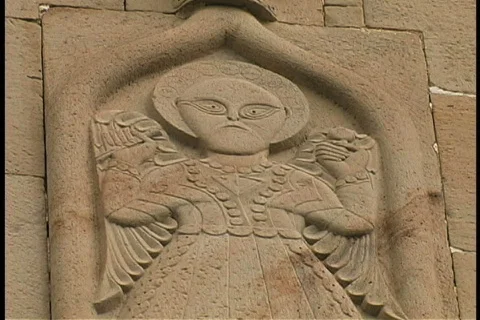 Angel carving 스톡 동영상 275287