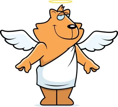 Angel Cat Stock Illustration