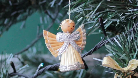 Angel on christmas tree Vidéo 116013133