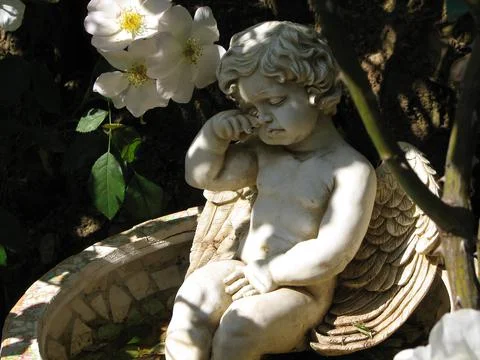 ANGEL CRYING Stock Photos