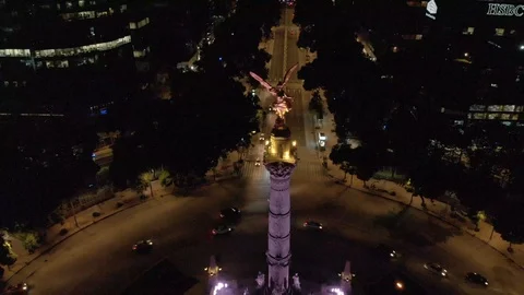 Ángel de la independencia 2, Ciudad de México Stock Footage