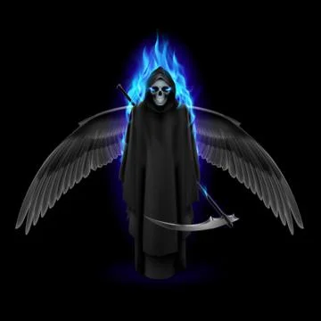 Angel of death Stock Illustration