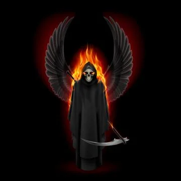 Angel of death Stock Illustration