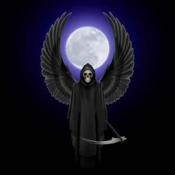 Angel of death Stock Illustration