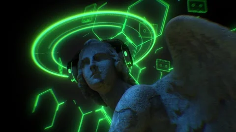 Angel DJ Stock Footage 273498775