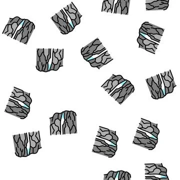 Angel falls vector seamless pattern Stock Illustration