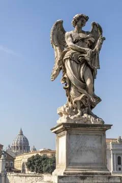 Angel with flagellum Stock Photos