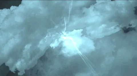 Angel flight in the clouds Video stock 40782591