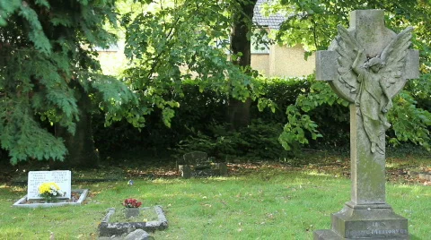 Angel grave 1 Video stock 862276