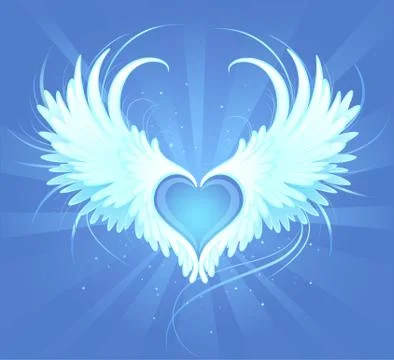 Angel Heart Illustrazione stock