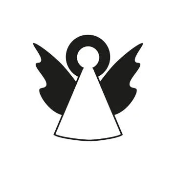 Angel icon vector Stock Illustration