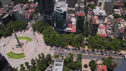 Angel of the Independence Stock Footage 74721162