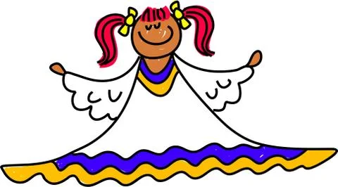 Angel Kid Stock-Illustration