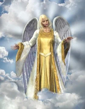 Angel of Light Stock Illustration
