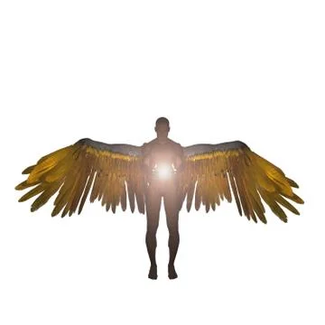 Angel of light Stock Illustration
