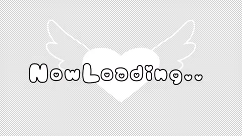 Angel loading Text animation 1080p - 30 fps - Alpha Channel Stock Footage 256199898