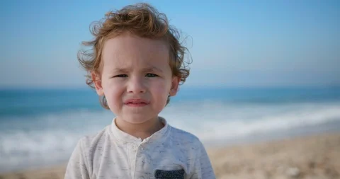 Angel looking kid Stock Footage 127453711