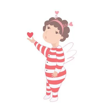 Angel of love Stock Illustration