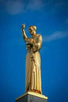 Angel Moroni Statue Foto stock