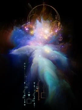 Angel Nebula Stock-Illustration