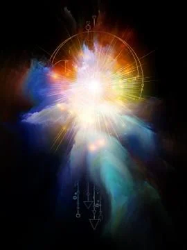 Angel Nebula Stock-Illustration