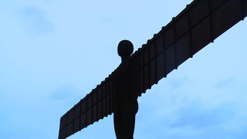 The Angel of the North Stock Footage 98594281