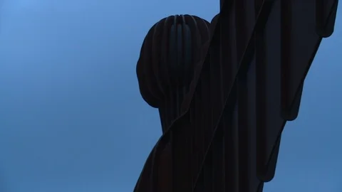 The Angel of the North Stock Footage 98594322