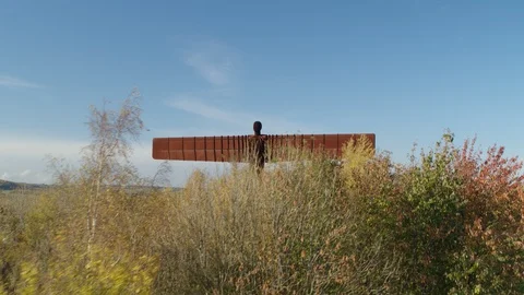 Angel of the North Stock Footage 128706943