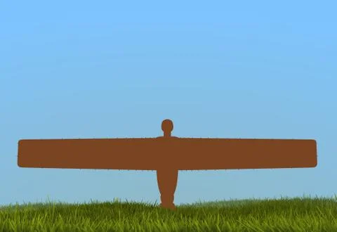 Angel of the North Stock Illustration