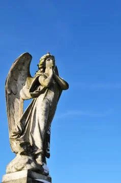 Angel praying Stock Photos