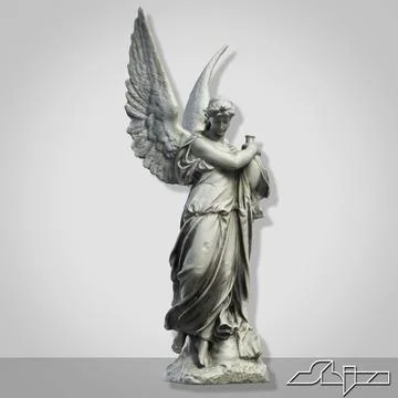 3D Model: Angel Sculpture 3 ~ Buy Now #90612239 | Pond5