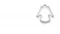 angel shaped cookie cutter HD Footage