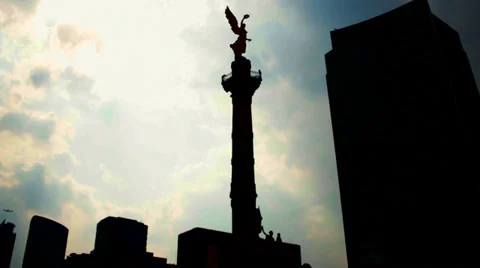 Angel Silhouette 库存影片 35509024