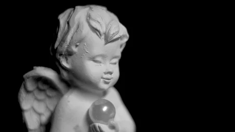 Angel Slide Movement Stock Footage 82832437