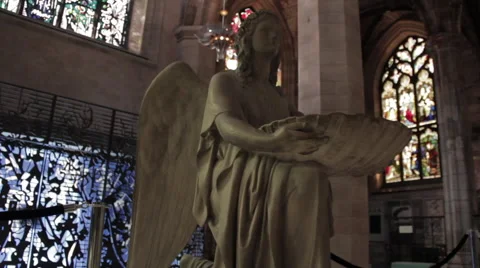 Angel statue Stock Footage 51730600