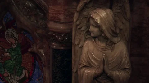 Angel Statue Stock Footage 74150444