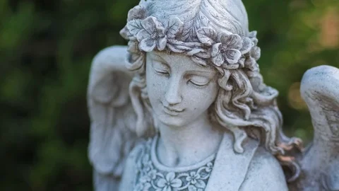 Angel Statue Stock Footage 77775596