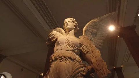 Angel Statue Stock Footage 82289478