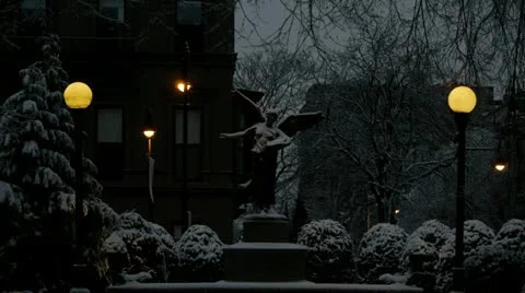 Angel Statue Gothic 動画素材 17917117