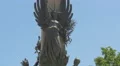 The angel statue of the Monument to Rius i Taulet in Barcelona 4k or 4k+ Resolution