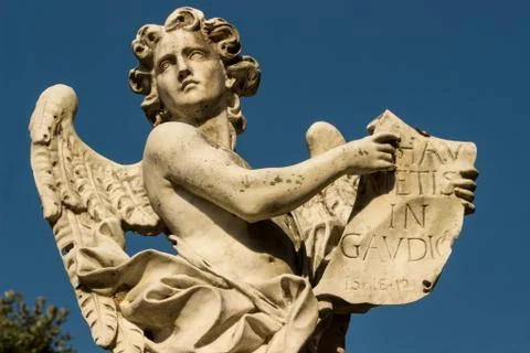 The angel statue Stock Photos