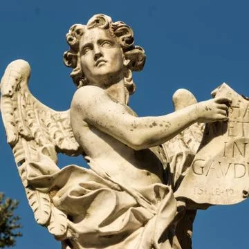 The angel statue Stock Photos