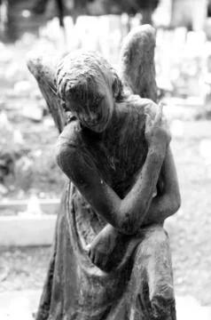 Angel statue Stock Photos