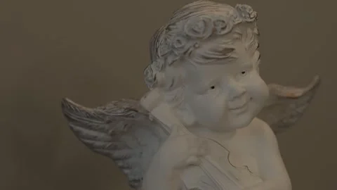 Angel Statue in a Wedding Hall Stock Footage 300492713