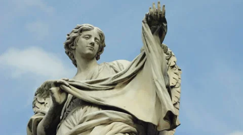 Angel with the Sudarium Stock Footage 33665503