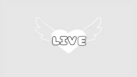 Angel Text streaming Text animation 1080p - 30 fps - Alpha Channel Stock Footage 256200653