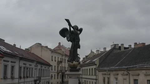 Angel of Uzhupis 스톡 동영상 240939272