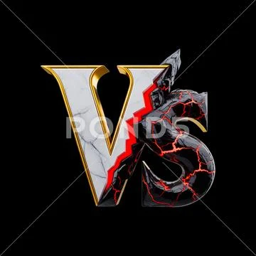 Angel vs demon concept 3d vs icon, white marble and magma visual representat Modello PSD