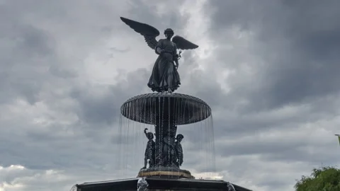 Angel of the Waters Cloudscape Timelapse Stock Footage 205016110