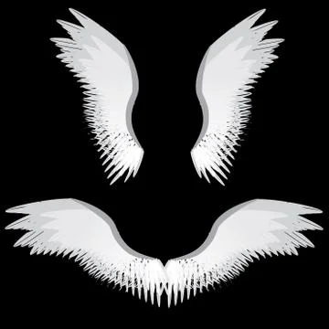 Angel wings Stock Illustration